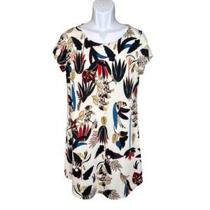 Reborn‎ VTG Dress Pullover Floral Size M Length 33" Chest 36"Colors